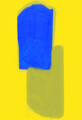 Painting BLUE YELLOW, artist LARA KRAFT, www.young-art-gallery.com